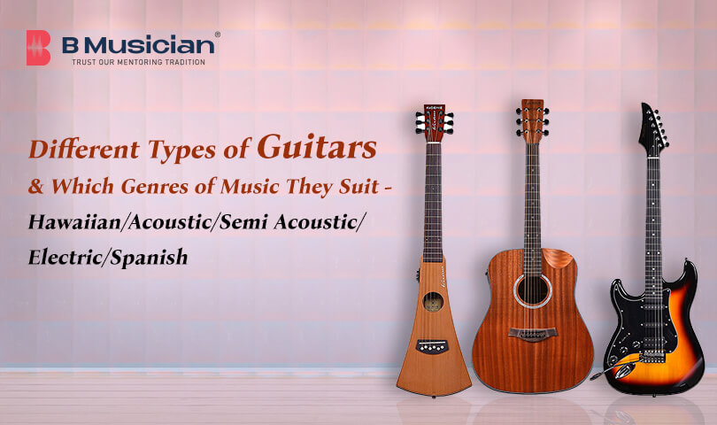 Different types of Guitars